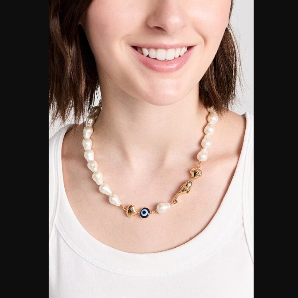 Brand New $275 Lele Sadoughi Necklace - Picture 2 of 9